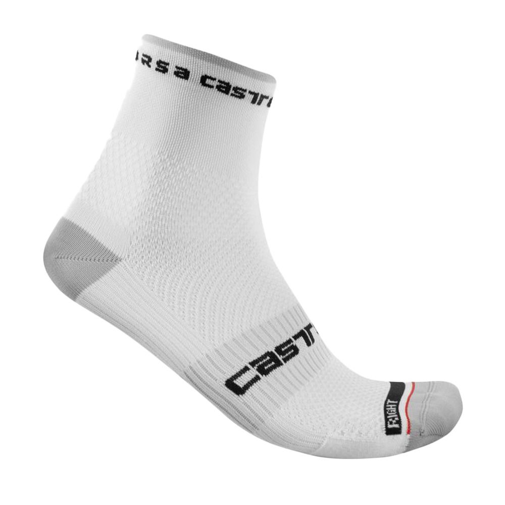 Castelli ROSSO CORSA PRO 9 - Chaussettes blanc