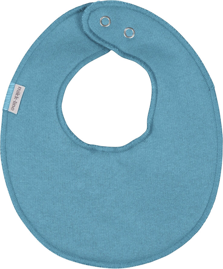 Mikk-Line Cotton Bibs - Round Dark ocean