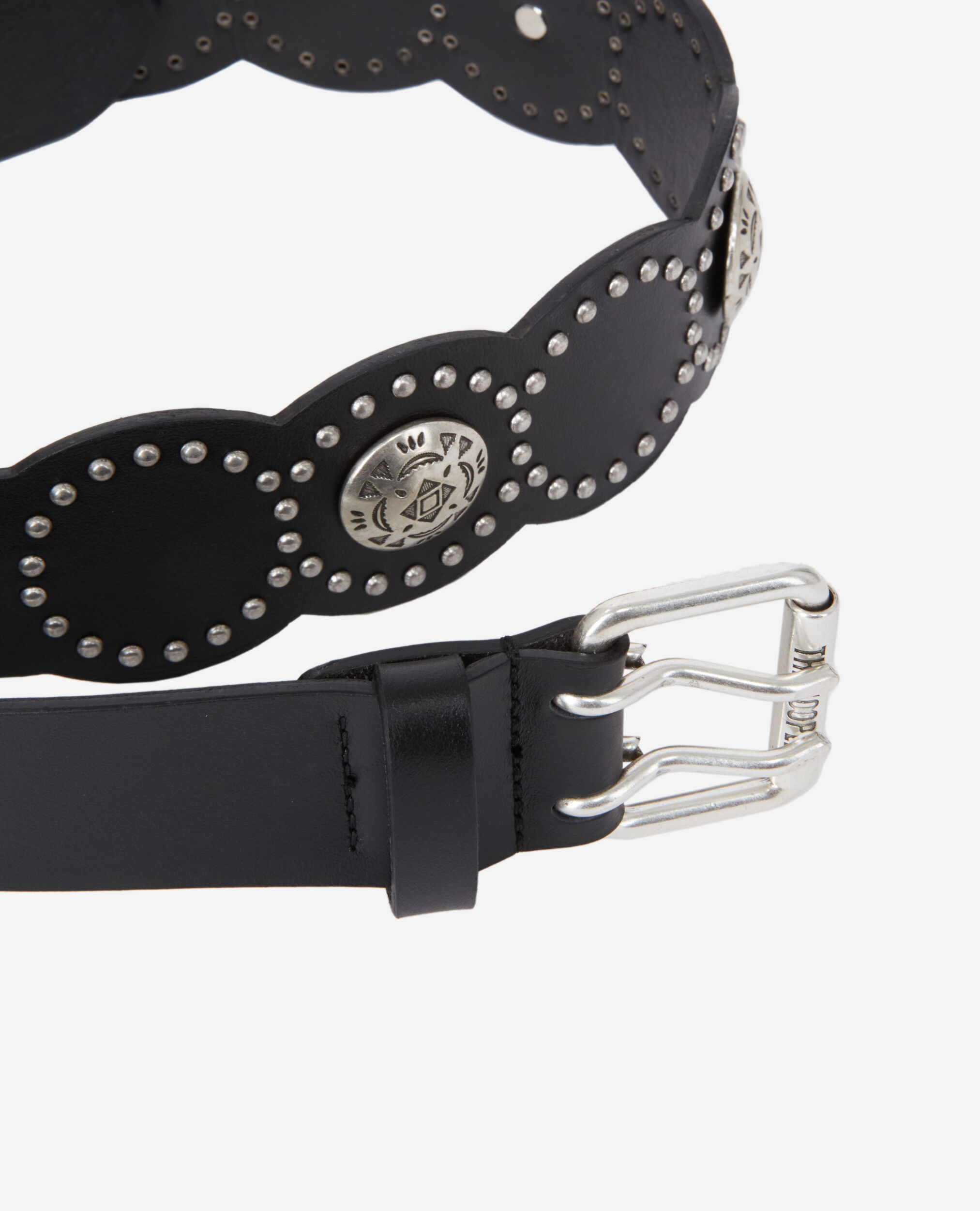 Ceinture en cuir noire