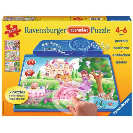 Ravensburger Puzzle Kleine Prinzessin Bella, 3x35 Teile