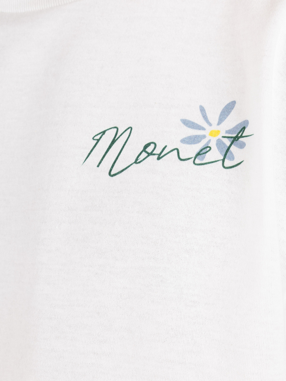 Monet Skateboards Same Roots T-Shirt white cap off white