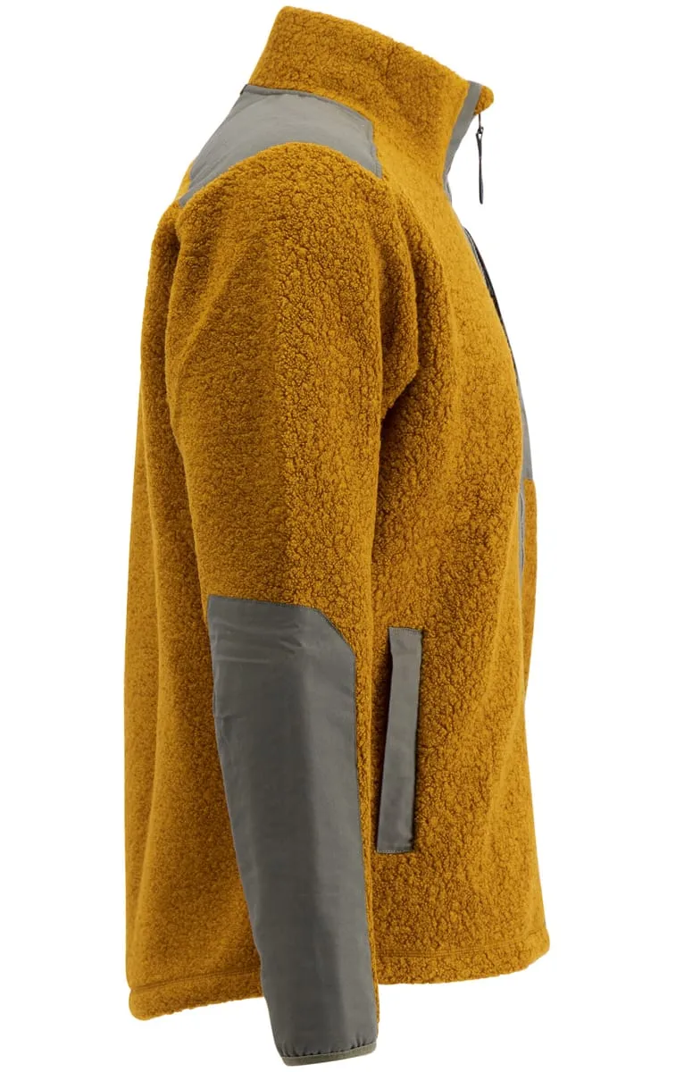 Lundhags Saruk Wool Pile Mid Full Zip M Dark Gold