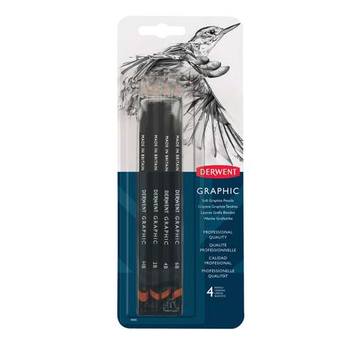 DERWENT Graphitstifte 4er-Sets