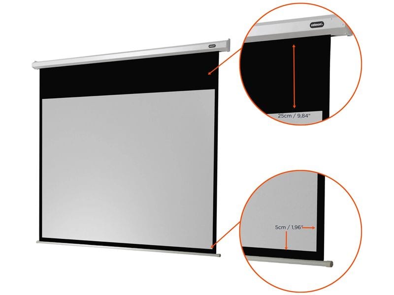 Celexon Motorleinwand Eco 300x169cm 16:9 Leinwand Motor Economy 300 x 169 cm
