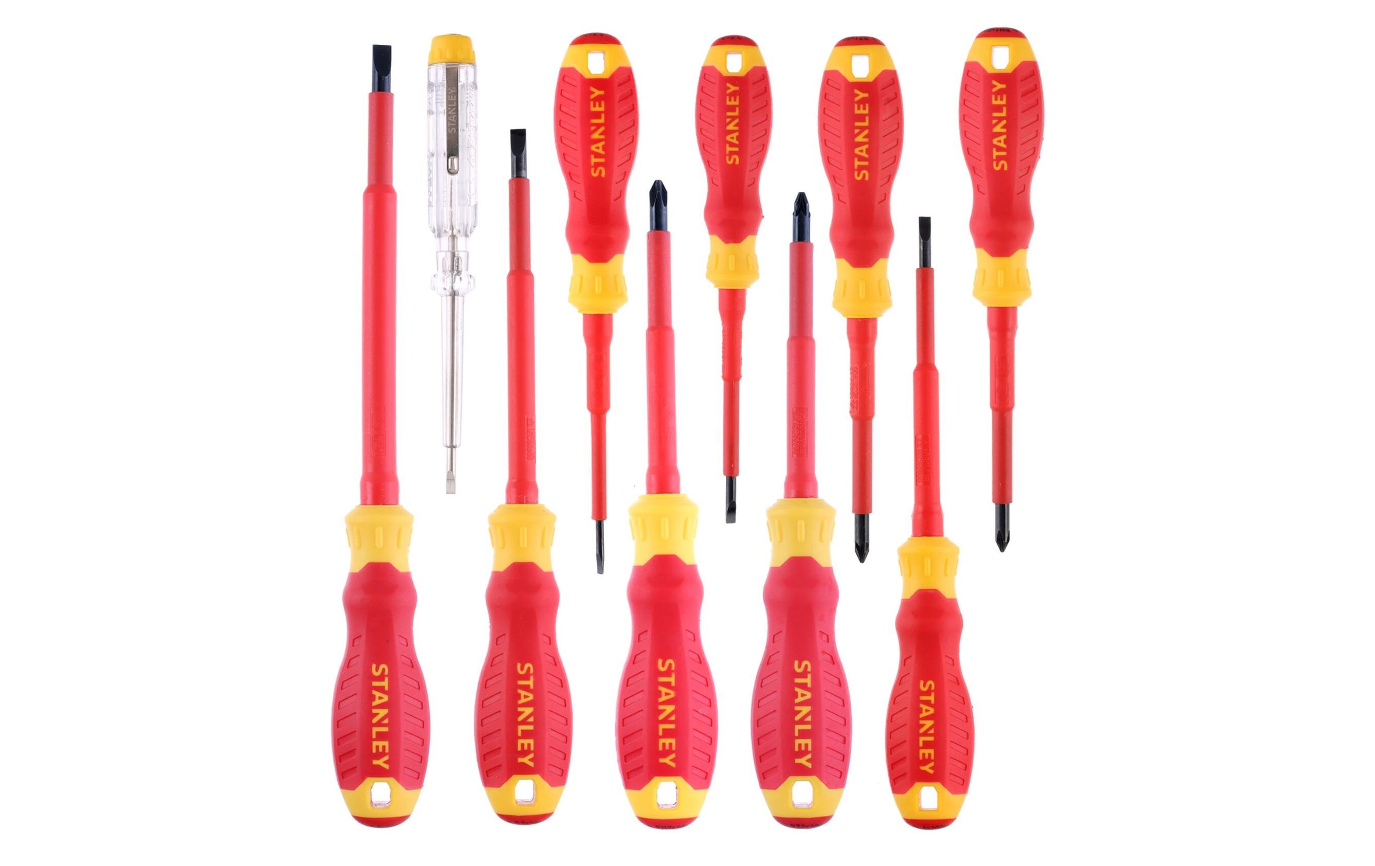 Schraubenzieher-Set VDE 10-teiligHochwertiges 10-teiliges VDE Schraubendreher-Set