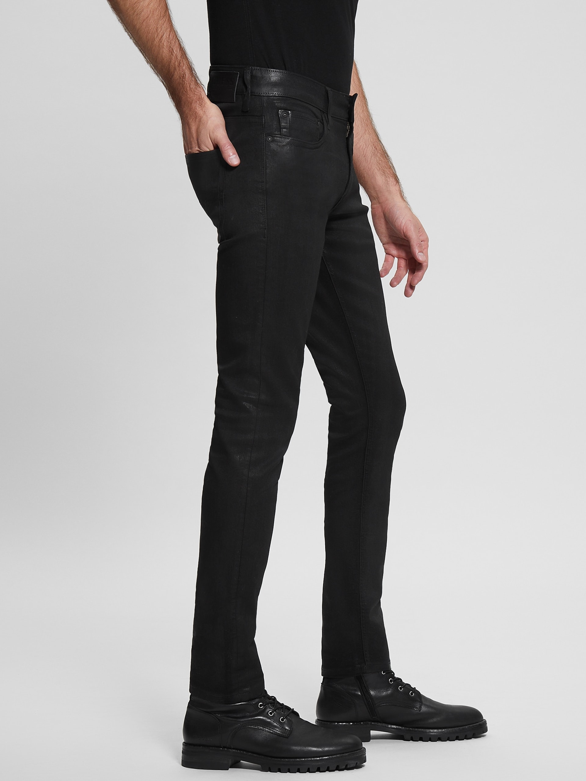 Calça jeans skinny revestida Miami