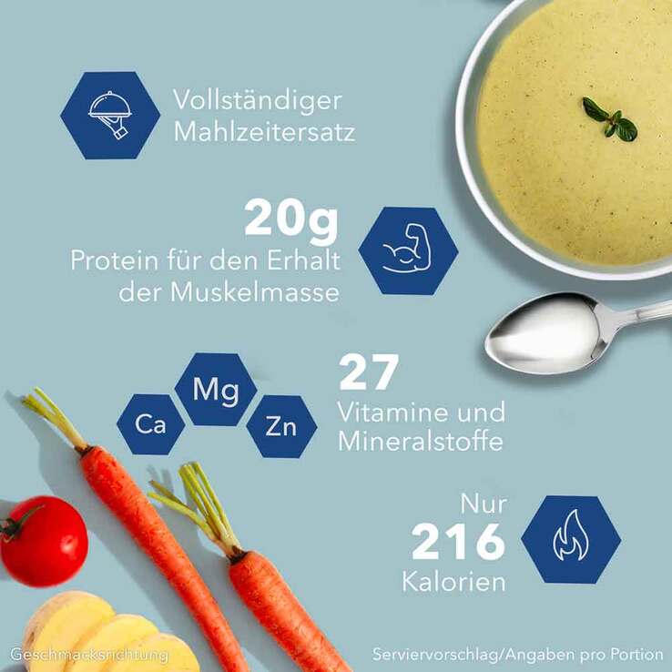 Optifast Suppe Gemüse Pulver, 8X55 g