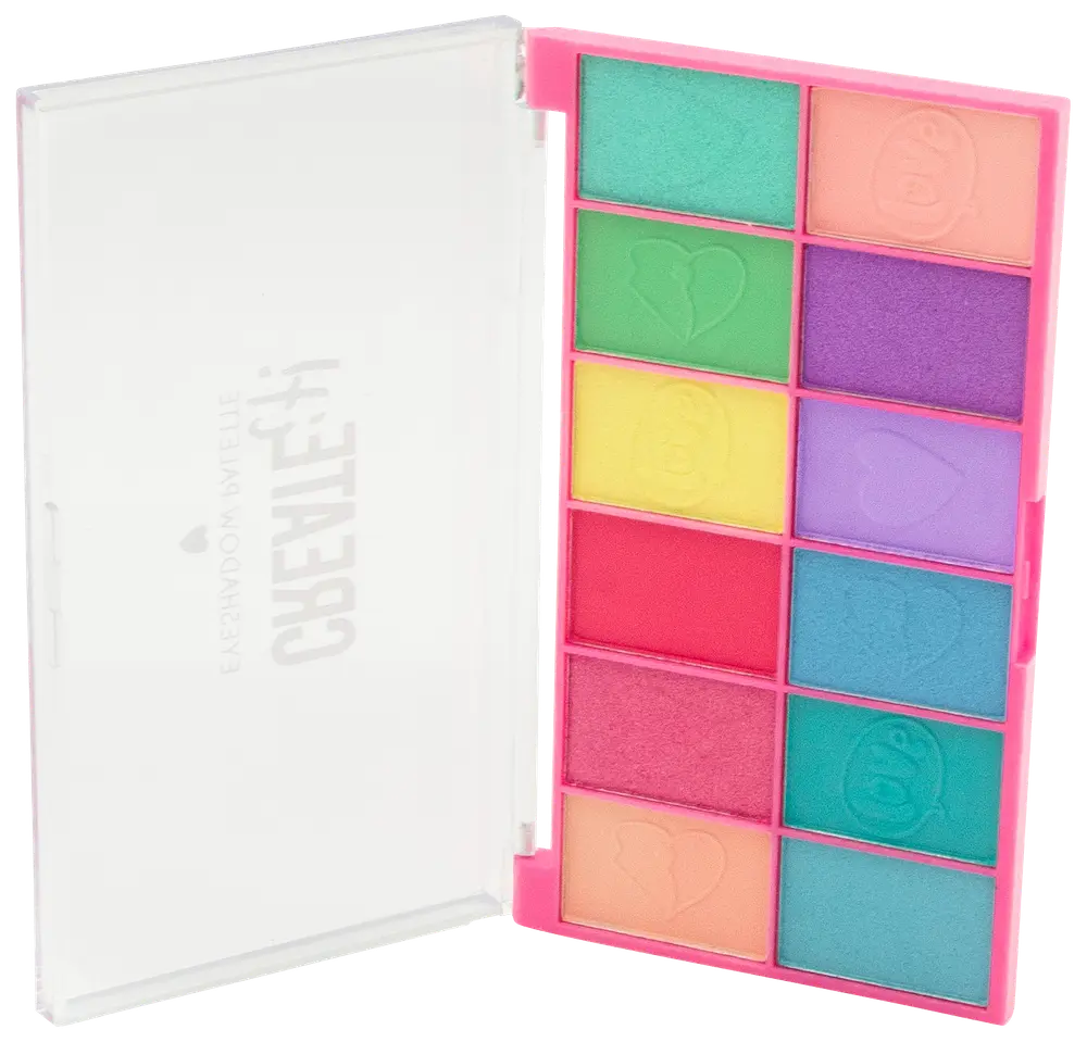 CREATEit Øjenskygge palette - assorterede farver
