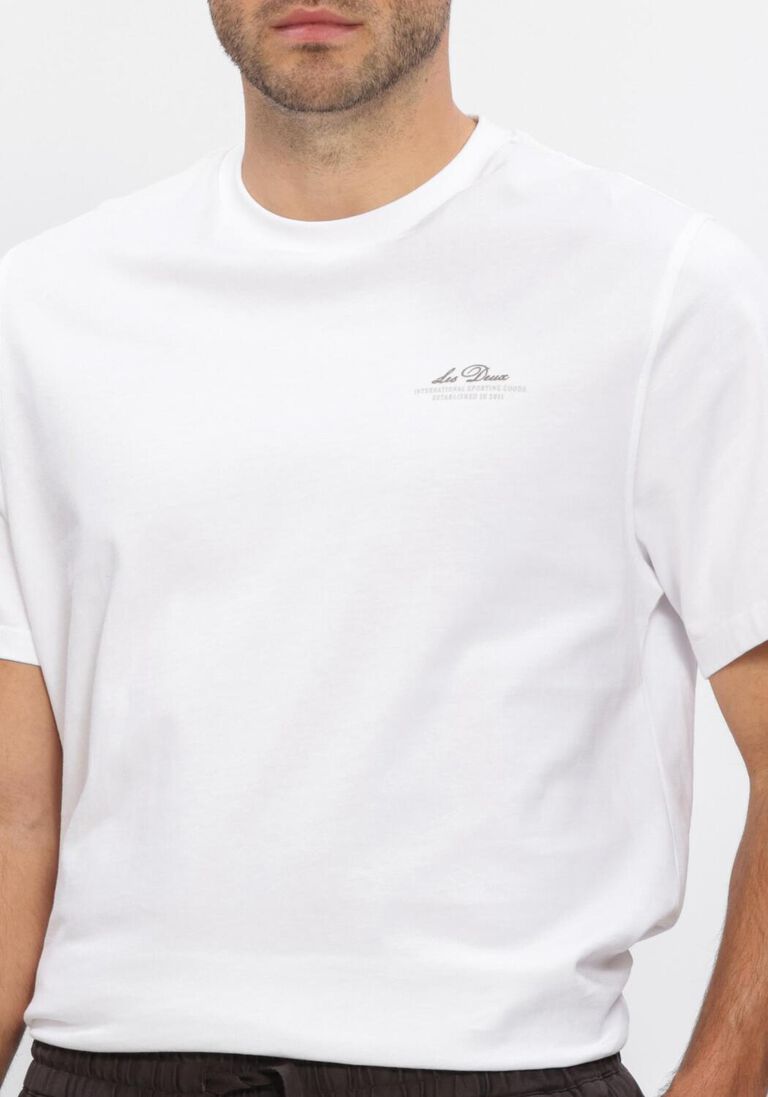 witte les deux t-shirt ben globe t-shirt