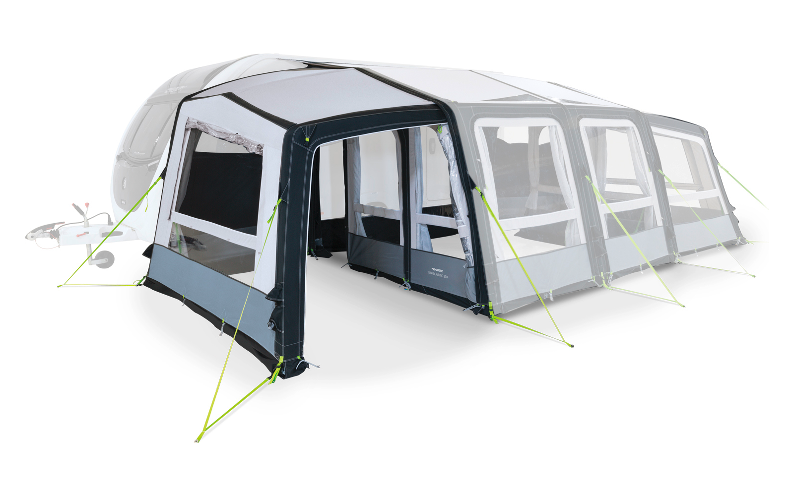 Dometic Grande Air Pro Extension aufblasbare Vorzelterweiterung für Wohnwagen- / Reisemobilvorzelt Links