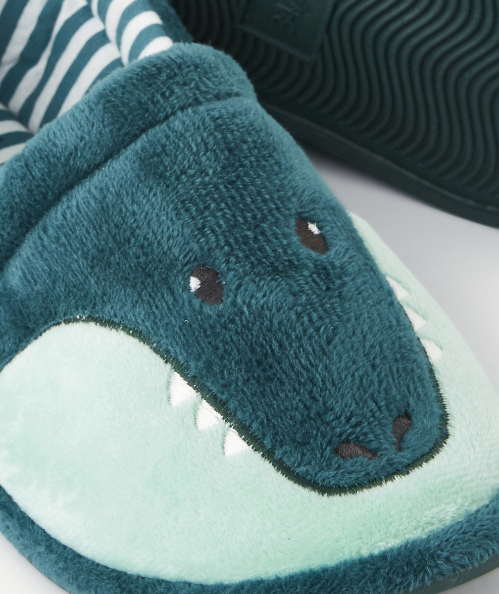 CHAUSSONS CROCODILE VERT