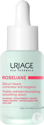 Uriage Roseliane Sérum Lissant Correcteur Anti-Rougeurs Flacon Compte-Gouttes 30ml