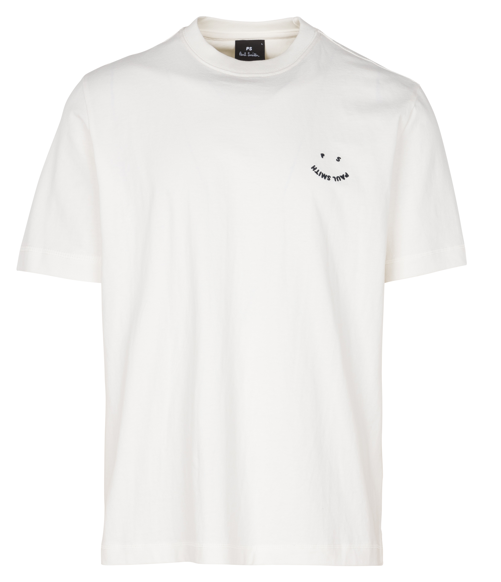 Tee-shirt col rond en coton bio | Blanc