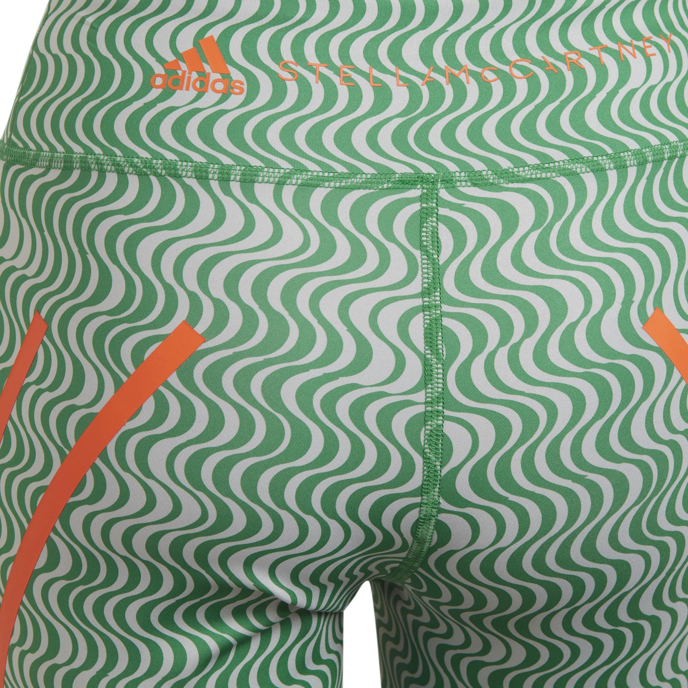 adidas by Stella McCartney Asymmetrical Print Cycling Shorts Womens