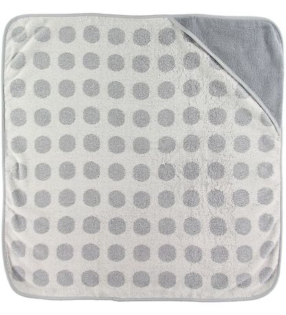Leander Babyh?ndkl?de - Matty - 80x80 cm - Cool Grey m. Prikker