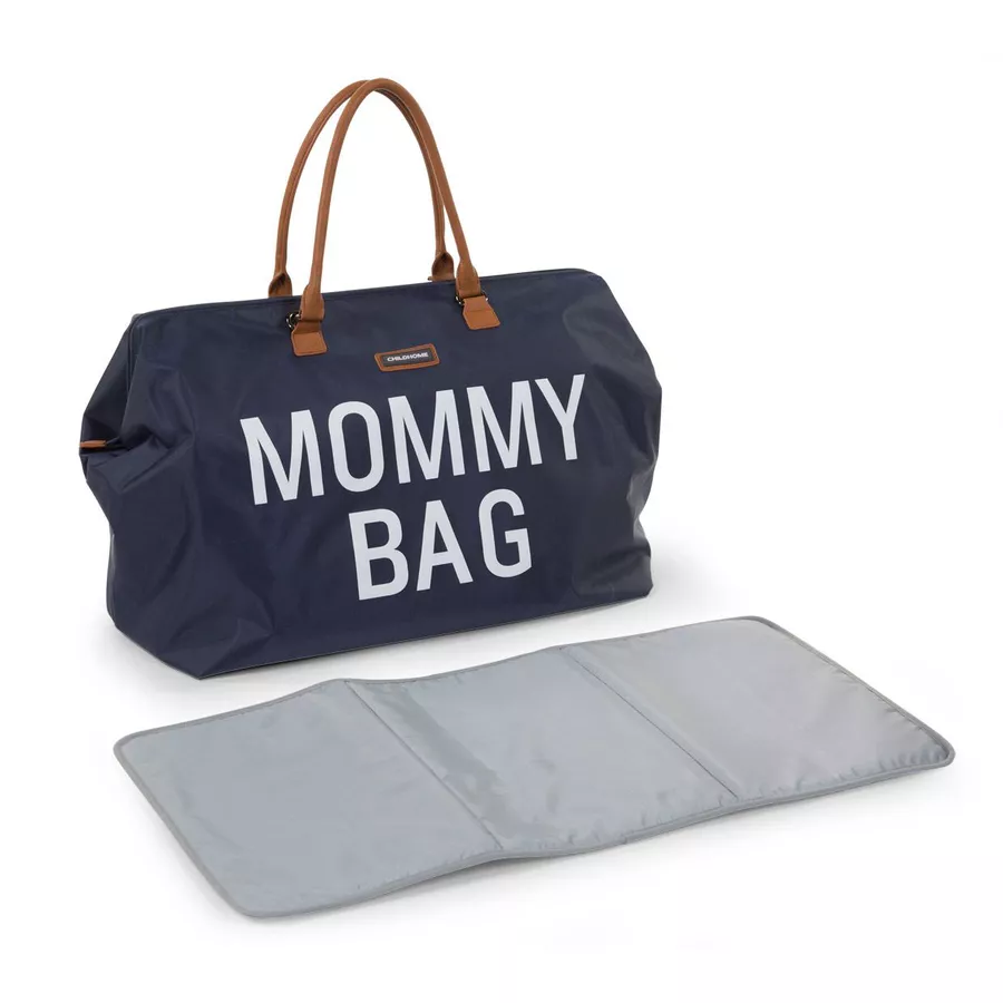 CHILDHOME Mommy Bag Groß Navy Blau