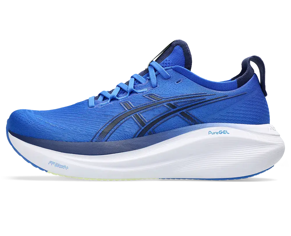 ASICS Gel-Nimbus 27 Hardloopschoenen Blauw/Donkerblauw Heren