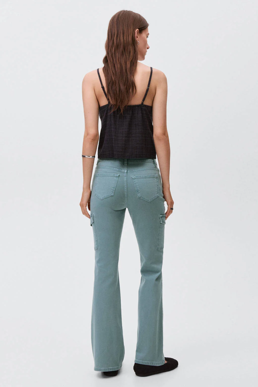 MANGO TEEN flared jeans blauw
