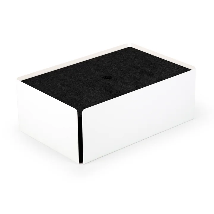 Konstantin Slawinski - Charge-Box, weiss / Filz schwarz