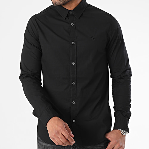 Chemise Manches Longues Slim 4614 Noir