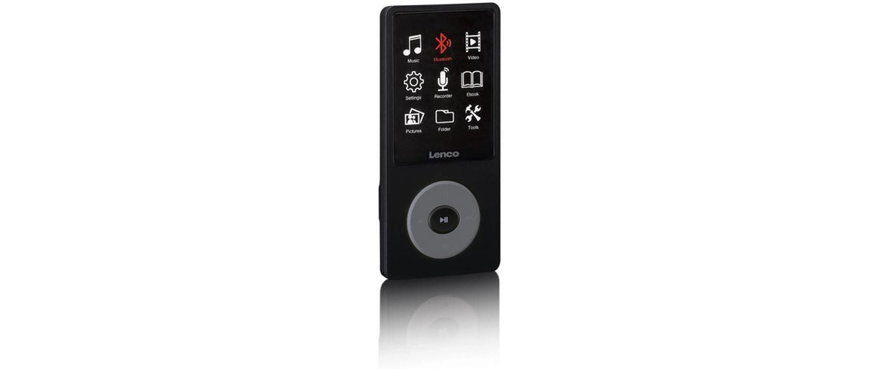 MP3 Player Xemio-860 Grau; SchwarzMP3-Player mit Bluetooth und 8 GB internem Speicher