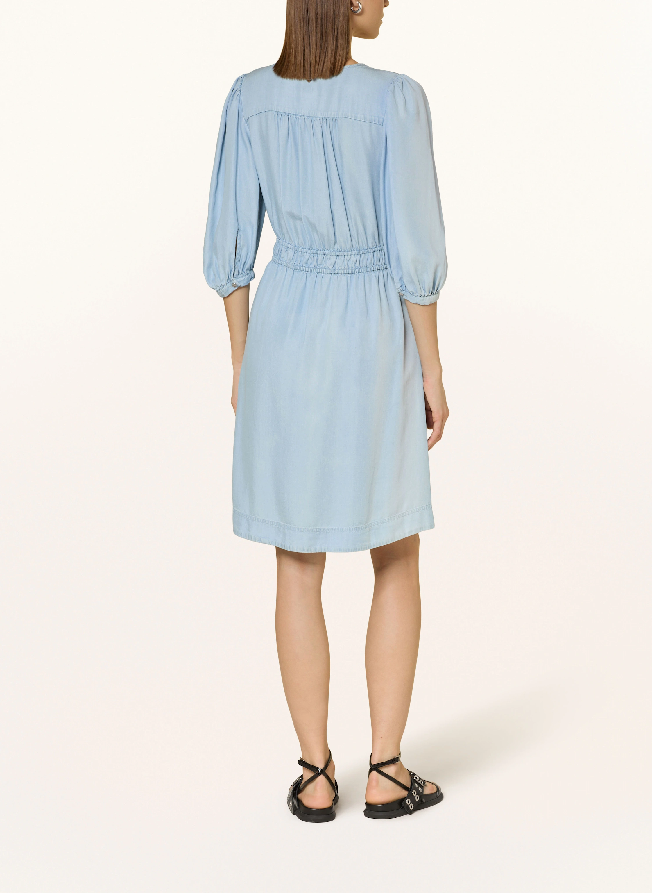 BOSS Kleid DEZZAN in Jeansoptik mit 3/4-Arm