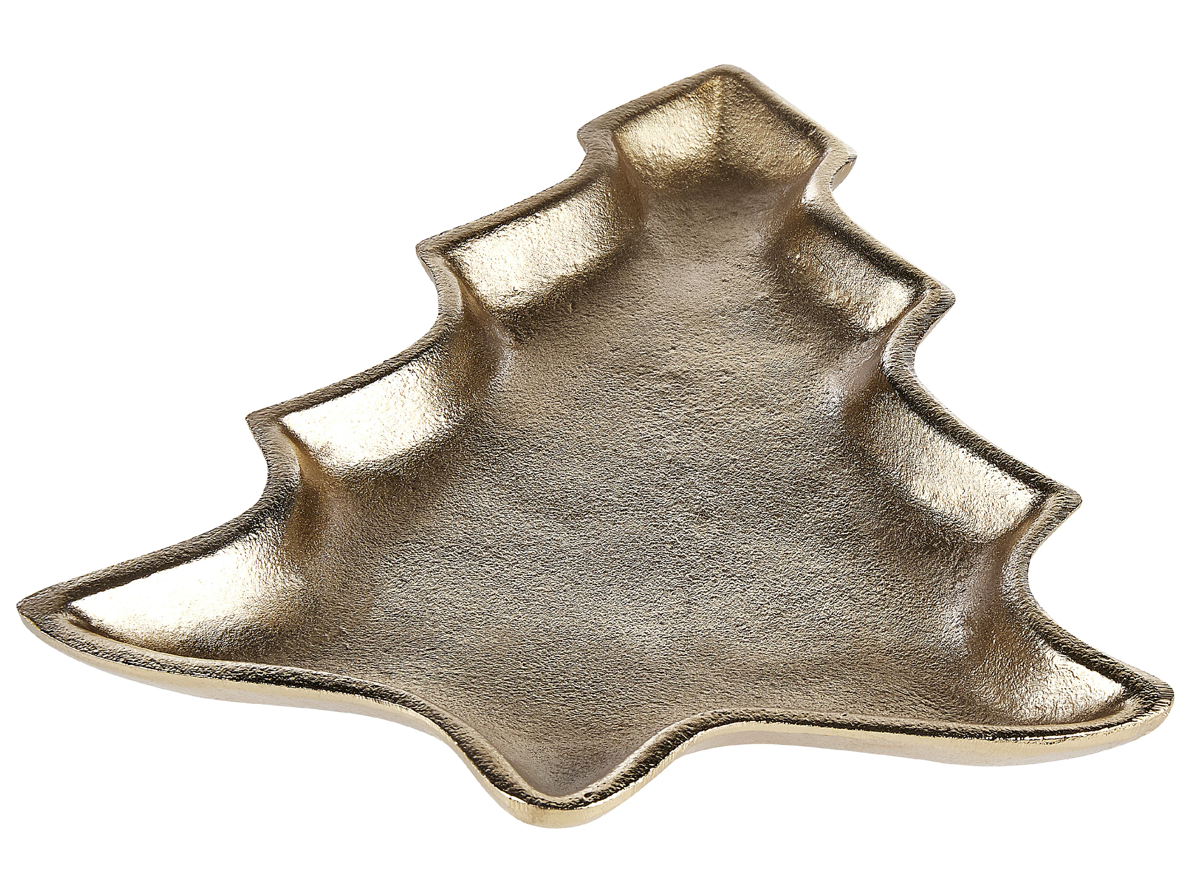 Set van 2 juwelenschaaltjes Kerstboom DURIAN Metaal Goud