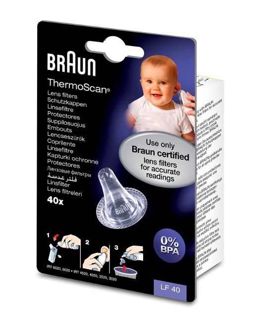 Braun Thermoscan Beschermkapjes LF40 40 stuks