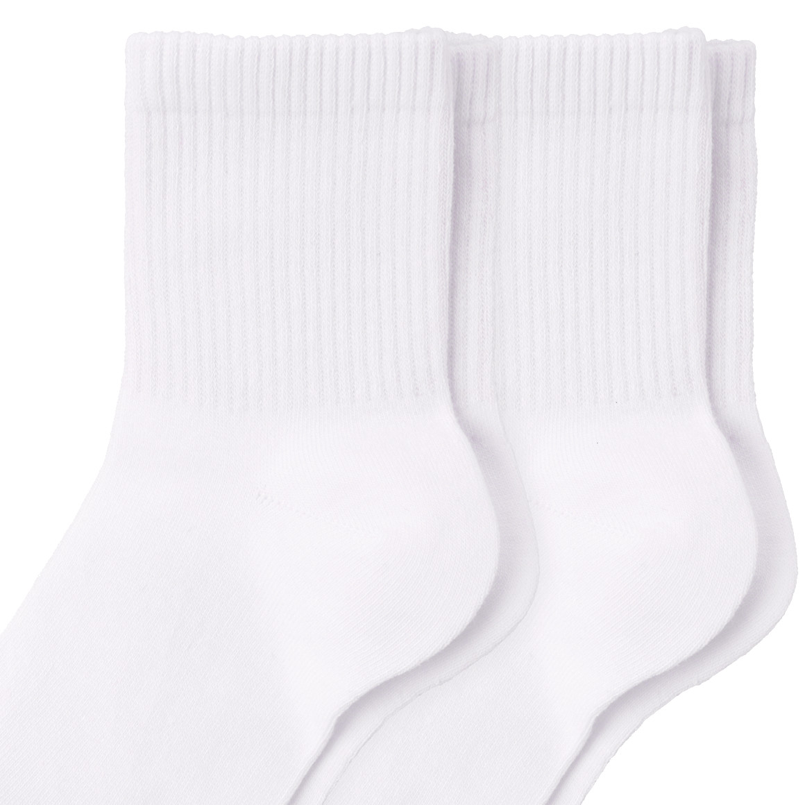 Gina Benotti 2 Paar Damen Socken im Doppelpack weiss