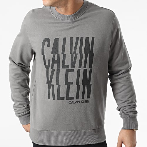 Sweat Crewneck Thunder Logo 8451 Gris