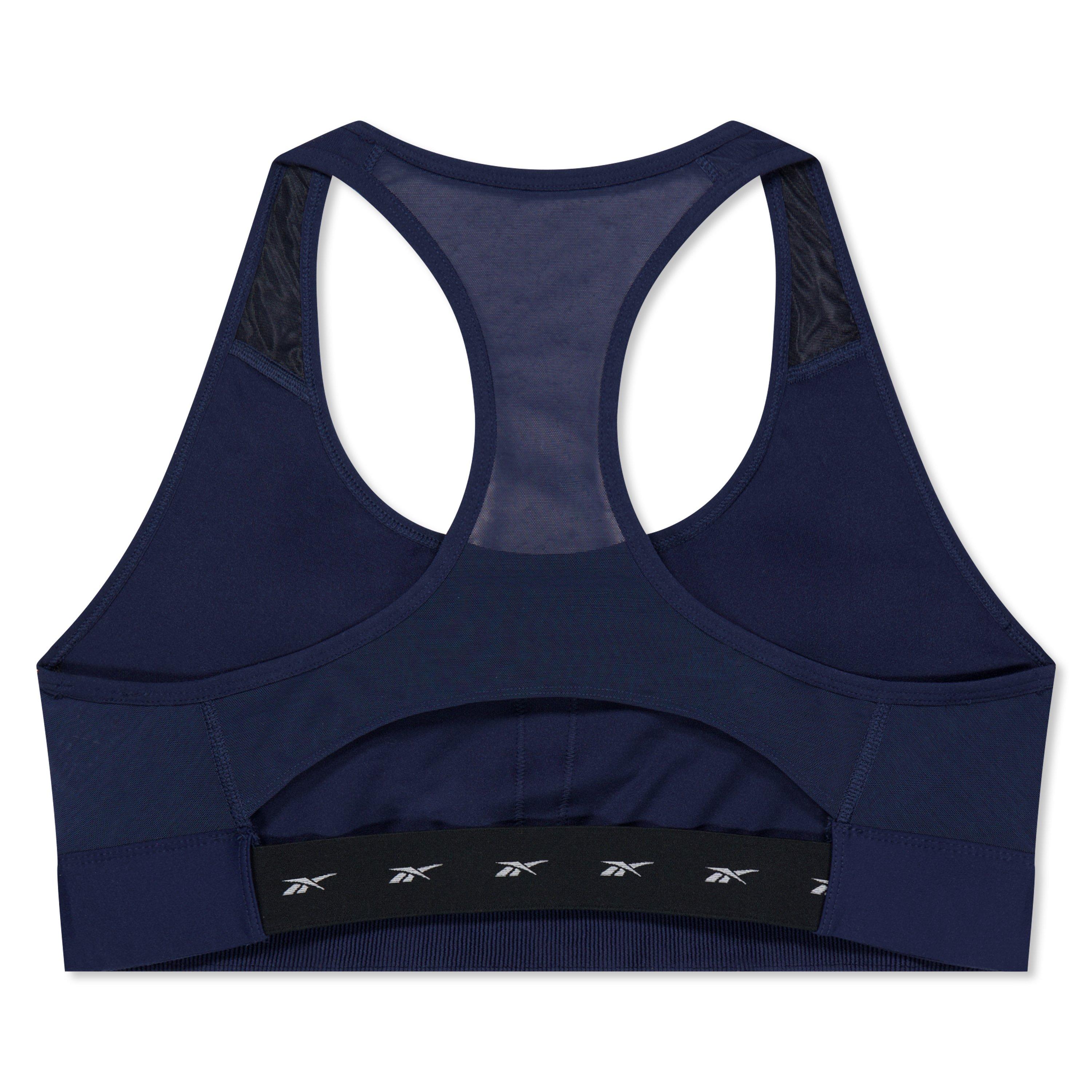 Reebok Lux Vector Racer Sports Bra (Plus Size) Medium Impact Womens