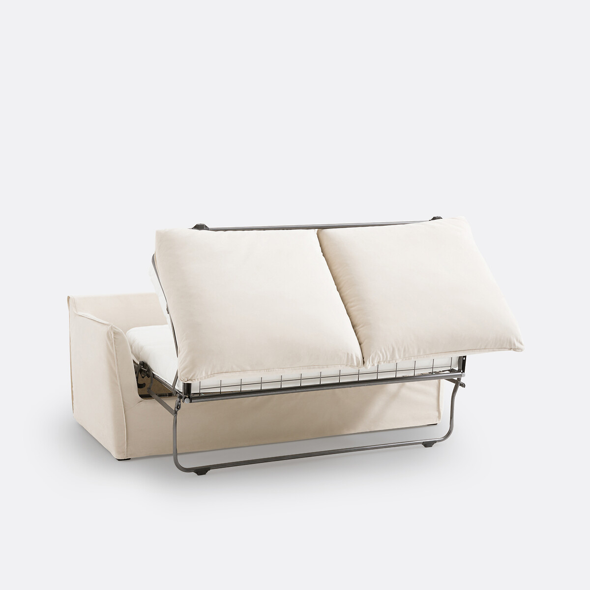 LA REDOUTE INTERIORS<br>Sofá-cama H14 cm, veludo, Odna