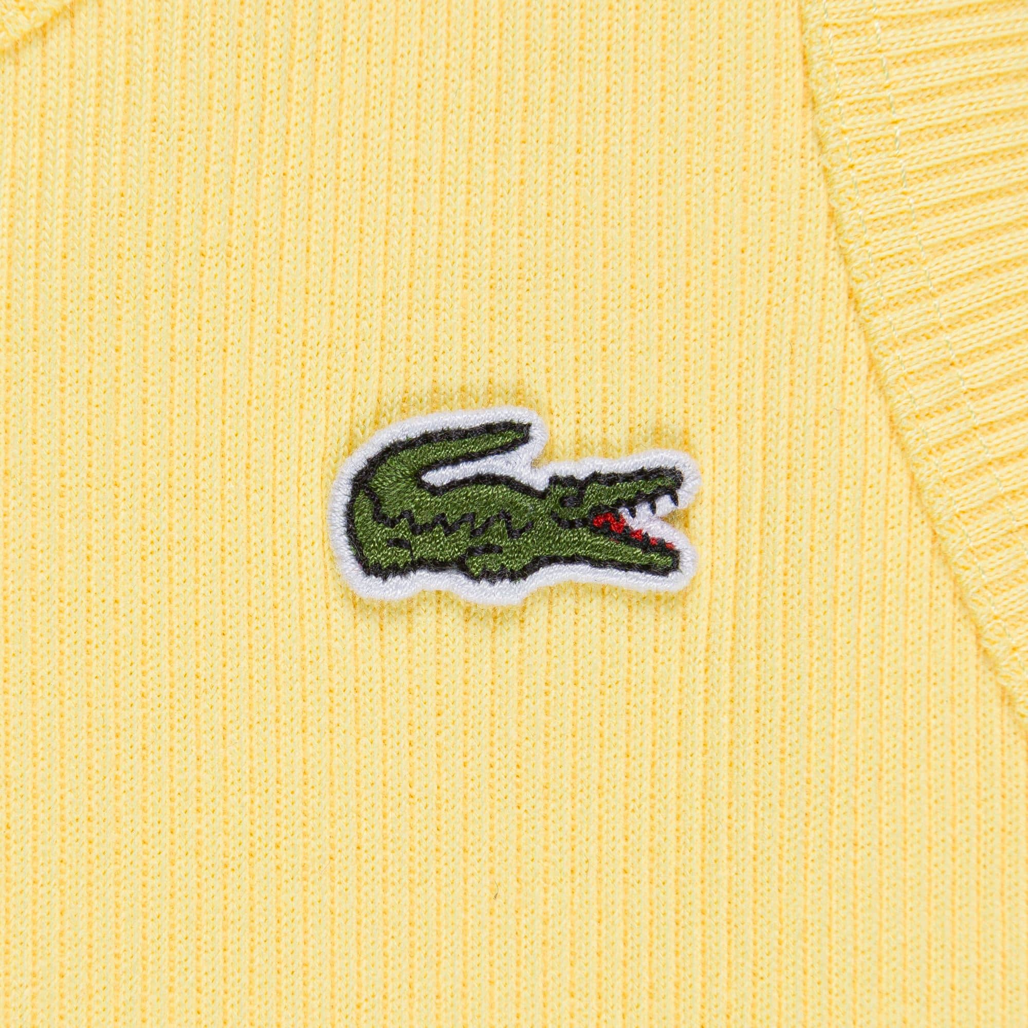Débardeur femme Lacoste slim fit en coton biologique T-Shirts - Jaune - Lacoste - Femme