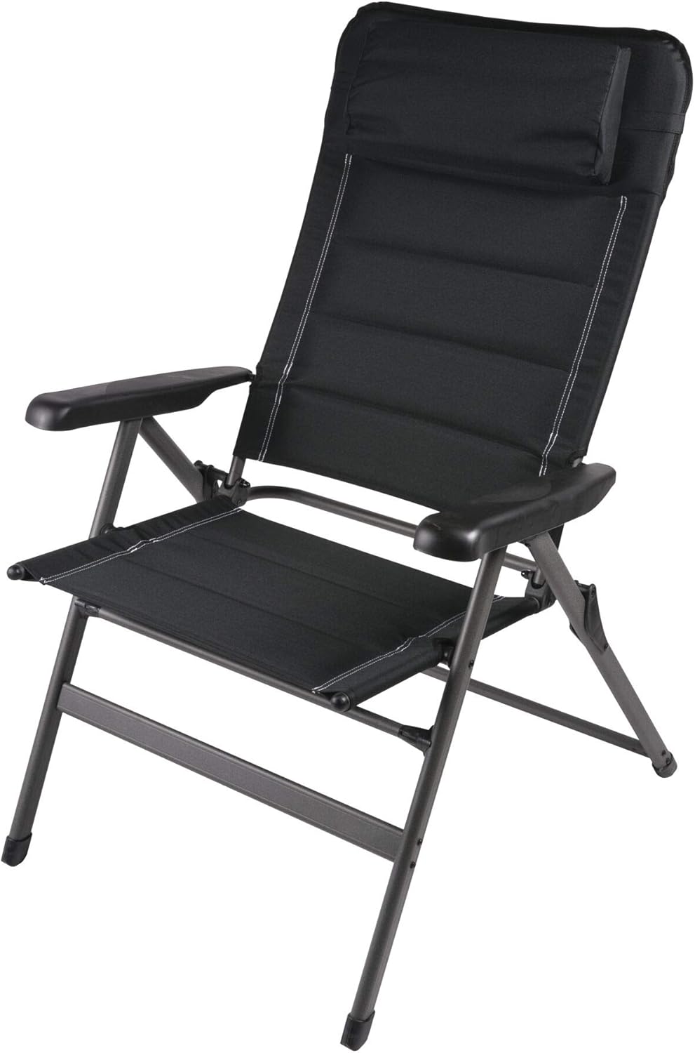 Luxus Campingstuhl mit gepolsterter Kopfsttze Kampa FT0304 schwarz S