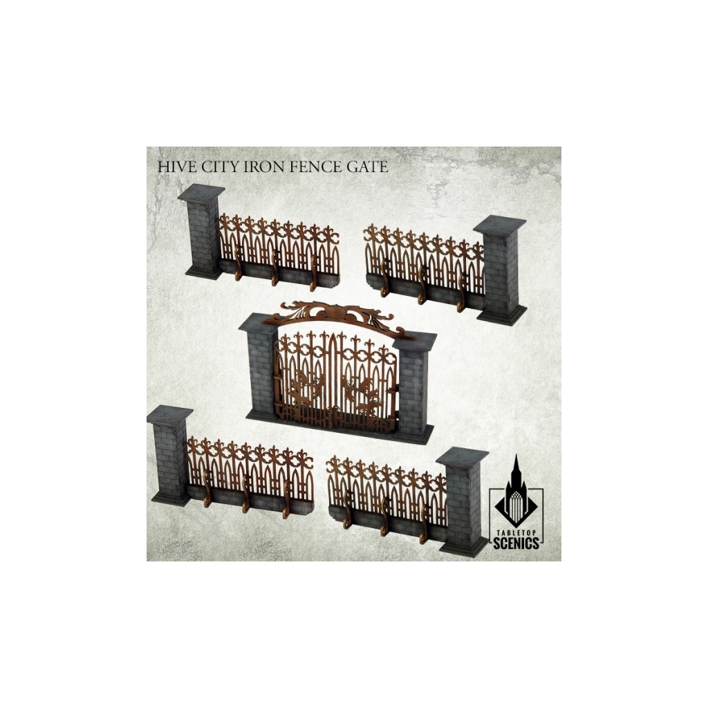Hive City Iron Fence Gate
