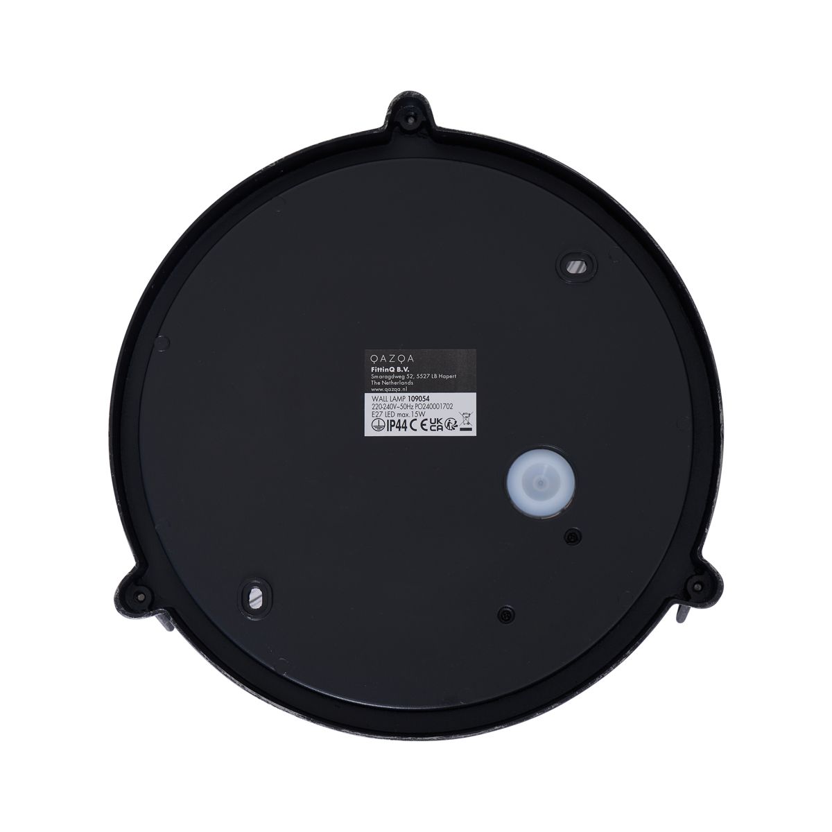Buiten wandlamp zilver rond IP44 - Noutica