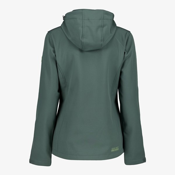Kjelvik dames softshell jas groen