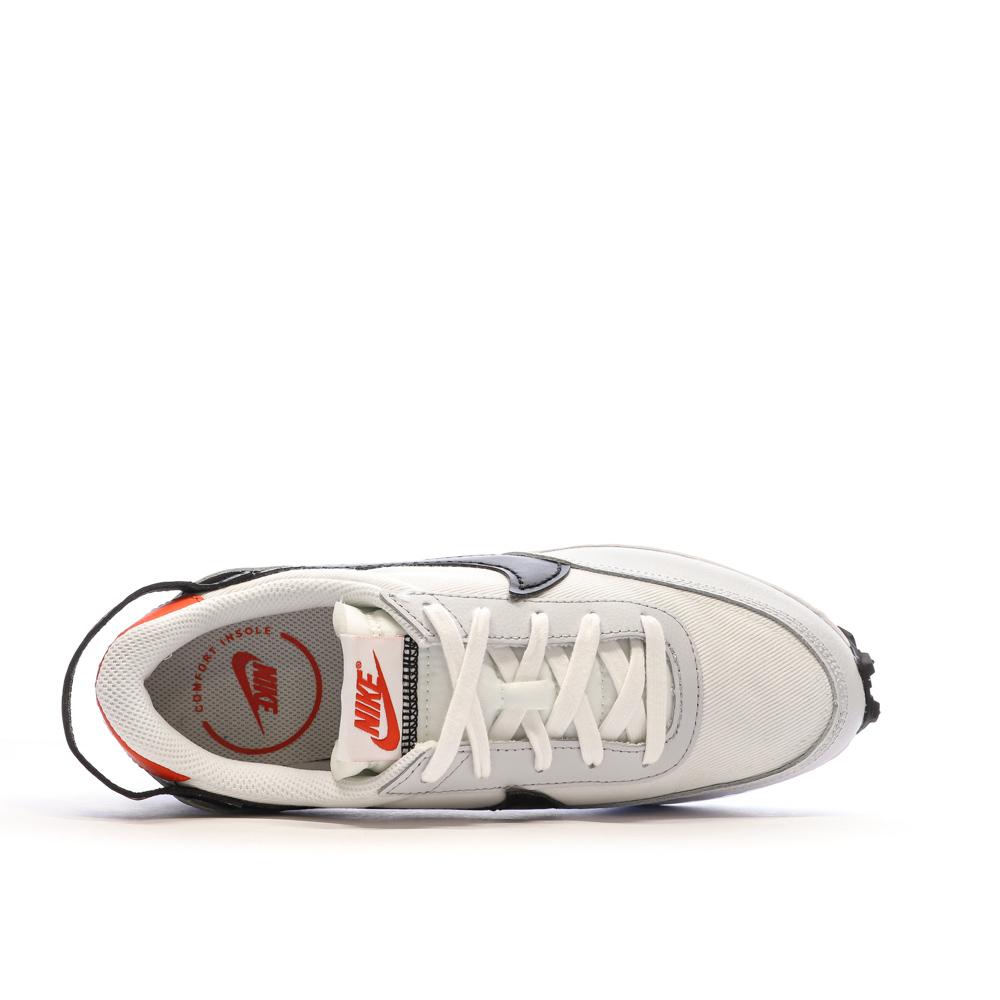 Nike Baskets Blanche/Noire Homme Nike Waffle One