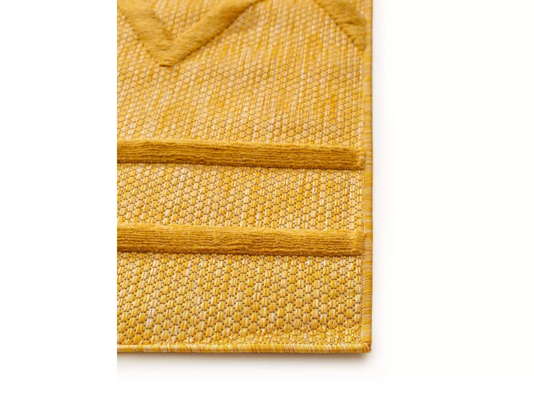 Tapis d'extérieur & intérieur Bonte Jaune 80x150 cm