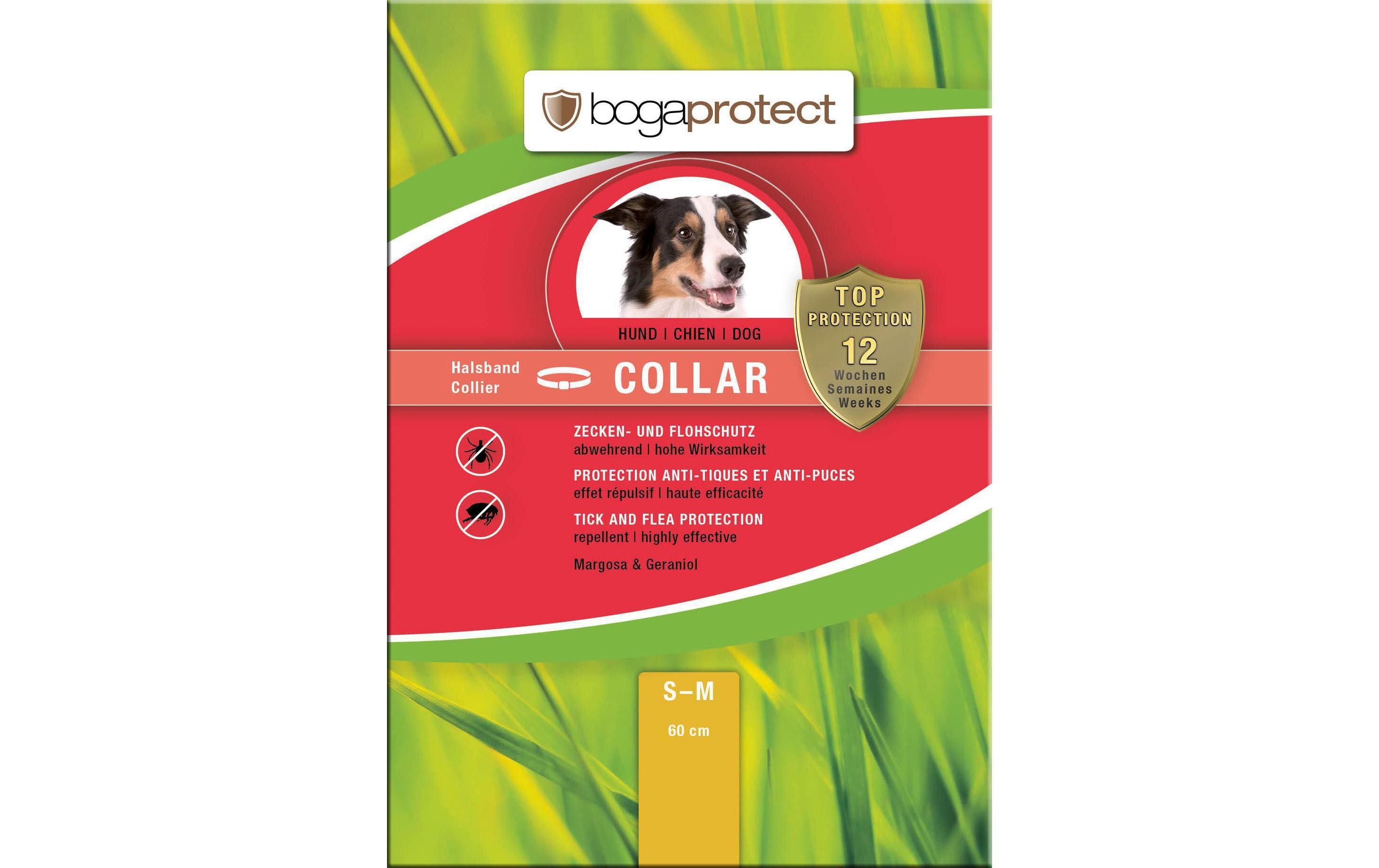 Anti-Parasit-Halsband bogaprotect Collar Hund S - MZecken- und Flohschutz mit Langzeitwirkung
