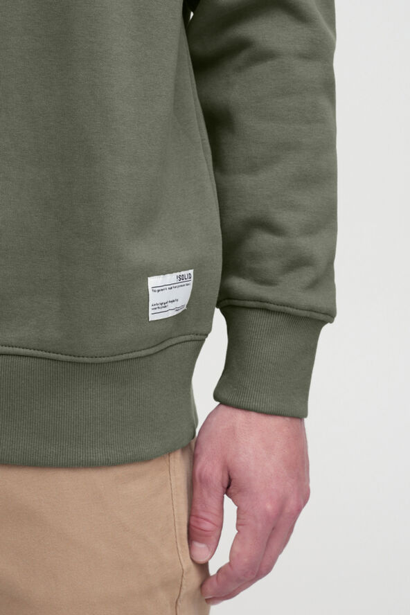 !Solid SDLenz Crew SW Sweatshirt21104222 Dusty olive