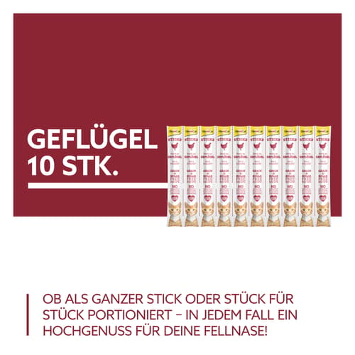 GimCat Sticks Geflügel 10 St.