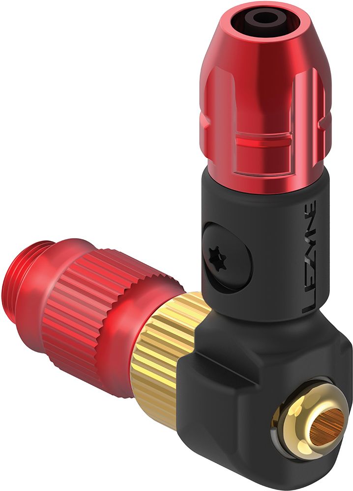 Lezyne ABS-1 Pro HP Chuck Pumpenkopf rot-glänzend kaufen | Bike-Discount