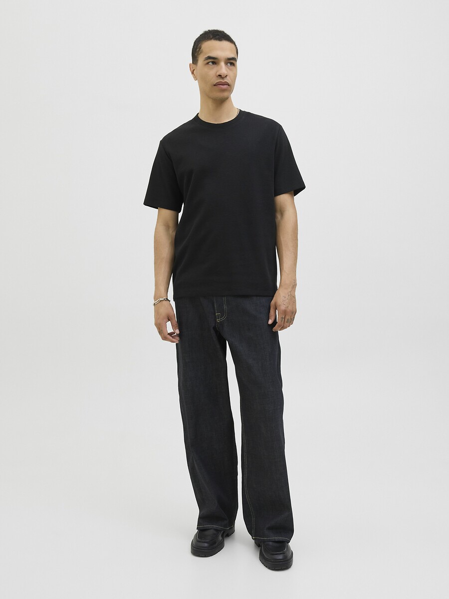 JACK & JONES<br>Camiseta estruturada de manga curta
