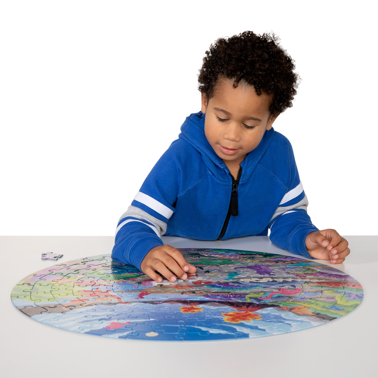Ronde Puzzel in Opbergbox - Dino's 150st.