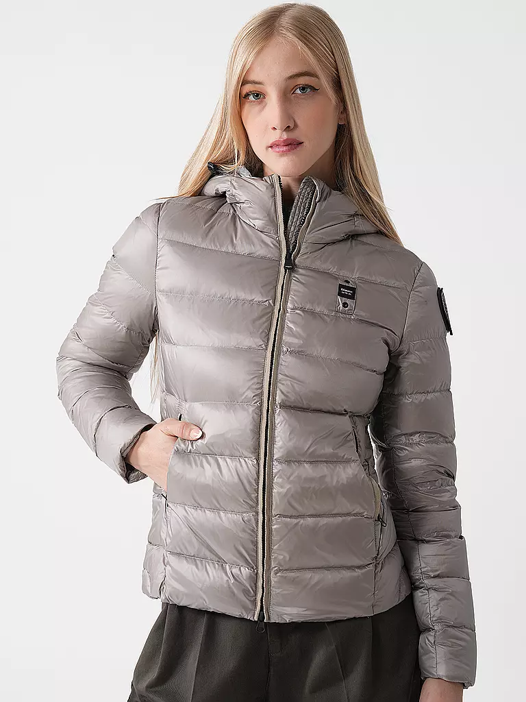 BLAUER Daunenjacke CHARME hellgrau
