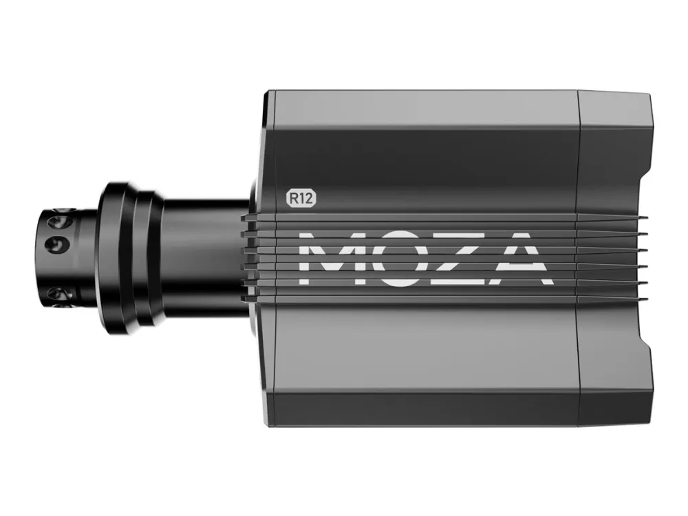 Moza Racing R12 - Ratpåsætningsbase for spilcontroller - direkte drev - sort