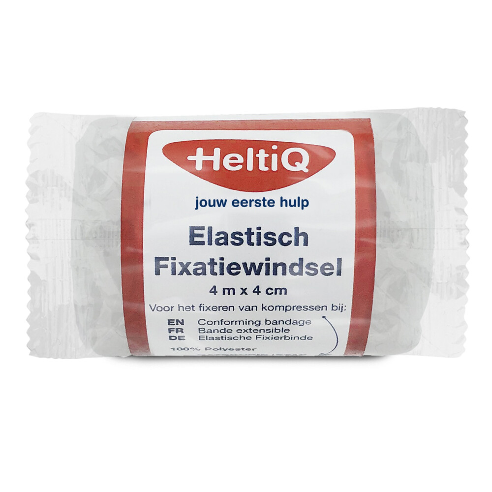 4x HeltiQ Elastisch Fixatiewindsel 4 m x 4 cm
