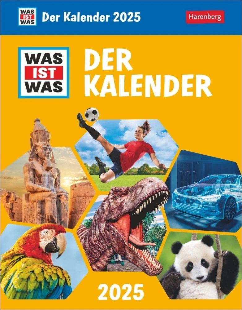 WAS IST WAS Der Kalender Tagesabreißkalender 2025 - Kinderkalender