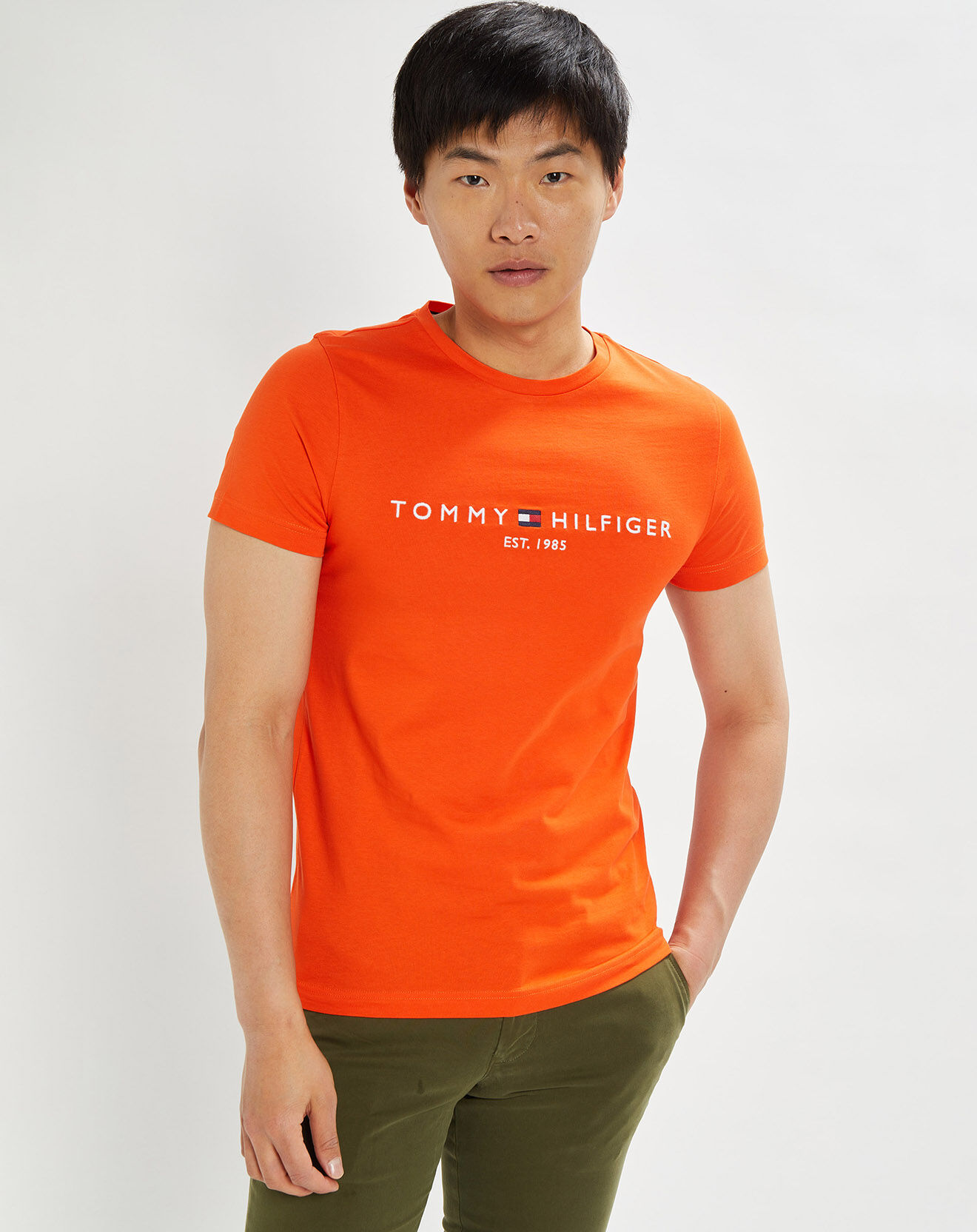 Tommy Hilfiger T-Shirt Tommy Logo orange